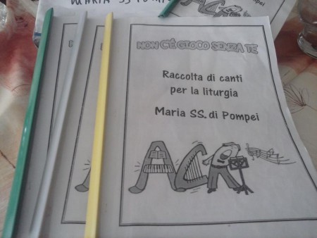 Libretto canti Acr Choir in formato A5